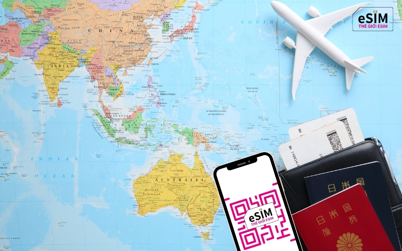 eSIM Châu Á 12 nước - Đi khắp nơi không lo về mạng